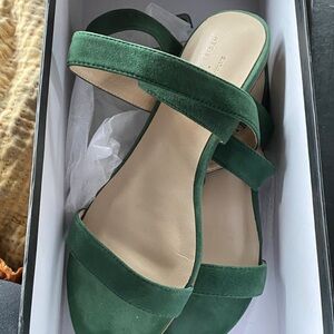 Elegant Green Women's Sandals
